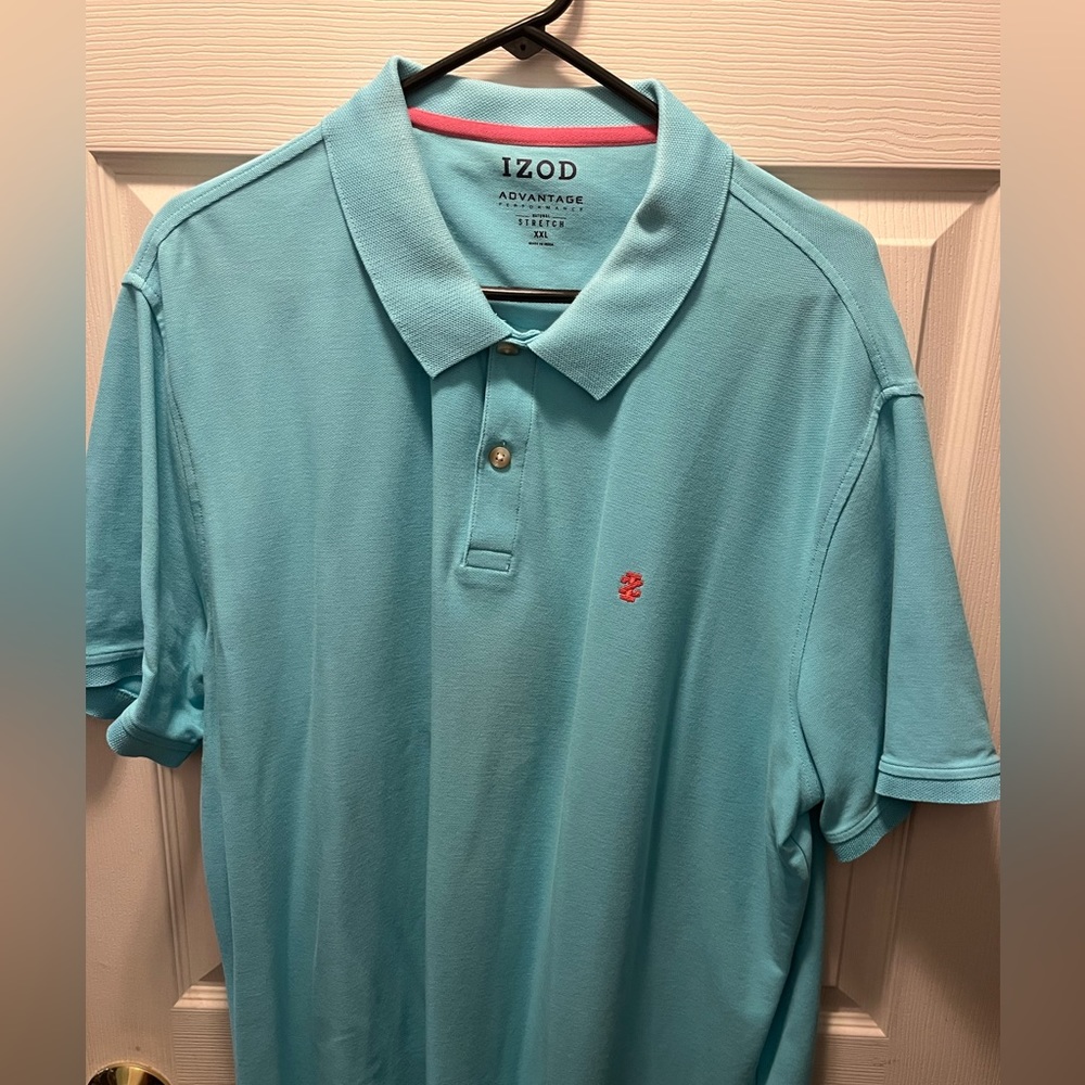 Izod Polo (Aqua) XXL